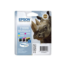 Epson T1006 Multipack - Confezione da 3 - 33.3 ml - giallo, ciano, magenta - originale - blister con radiofrequenza / allarme a