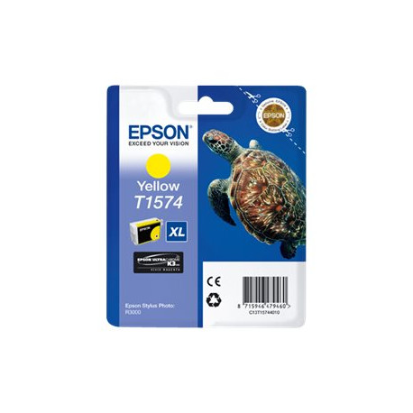 Epson T1574 - 25.9 ml - giallo - originale - blister - cartuccia d'inchiostro - per Stylus Photo R3000