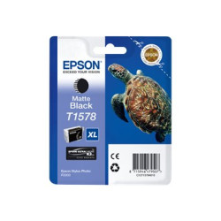 Epson T1578 - 25.9 ml - nero opaco - originale - blister - cartuccia d'inchiostro - per Stylus Photo R3000