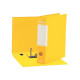 Esselte Oxford - Cartellina con meccanismo a leva - larghezza dorsale 80 mm - per 230 x 330 mm - giallo