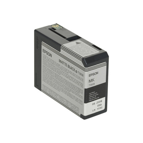 Epson T5808 - 80 ml - nero opaco - originale - cartuccia d'inchiostro - per Stylus Pro 3800, Pro 3880