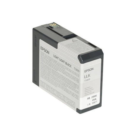 Epson T5809 - 80 ml - nero molto lucido - originale - cartuccia d'inchiostro - per Stylus Pro 3800, Pro 3880