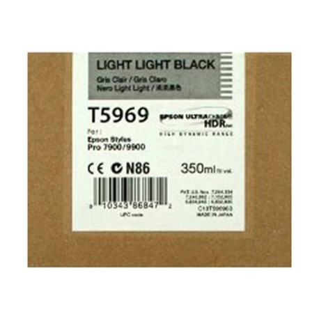 Epson T5969 - 350 ml - nero molto lucido - originale - cartuccia d'inchiostro - per Stylus Pro 7890, Pro 7900, Pro 9890, Pro 99