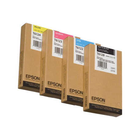 Epson T6124 - 220 ml - giallo - originale - cartuccia d'inchiostro - per Stylus Pro 7400, Pro 7450, Pro 9400, Pro 9450