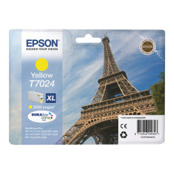 Epson T7024 - 21.3 ml - misura XL - giallo - originale - blister - cartuccia d'inchiostro - per WorkForce Pro WP-4015, WP-4025,