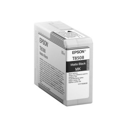 Epson T8508 - 80 ml - nero opaco - originale - cartuccia d'inchiostro - per SureColor P800, P800 Designer Edition, SC-P800