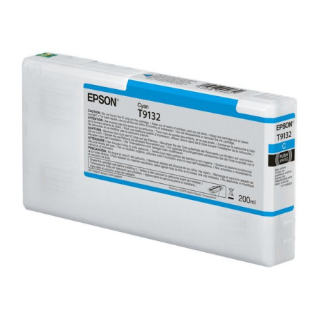 Epson T9132 - 200 ml - ciano - originale - cartuccia d'inchiostro - per SureColor P5000, SC-P5000, SC-P5000 STD Spectro, SC-P50