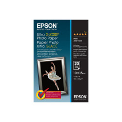 Epson Ultra Glossy Photo Paper - Lucido - 100 x 150 mm 20 fogli carta fotografica - per EcoTank ET-1810, 2810, 2811, 2814, 2815