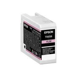 Epson UltraChrome Pro T46S6 - 25 ml - magenta chiaro Vivid - originale - serbatoio inchiostro - per SureColor P706, SC-P700, SC