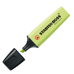 Evidenziatore Stabilo Boss Pastel - tratto 2 - 5 mm - verde lime 133 - Stabilo