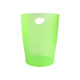 Exacompta ECOBIN Classic - Cestino della spazzatura - 15 L - maniglie - polipropilene (PP) - verde mela traslucido