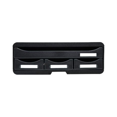 Exacompta Ecoblack MINI A4+ - Cassettiera - 4 cassetti - nero