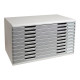 Exacompta MODULO Classic A3+ - Cassettiera - 10 cassetti - grigio chiaro, granito