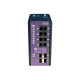 Extreme Networks ExtremeSwitching Industrial Ethernet Switches ISW 8GBP,4-SFP - Switch - gestito - 8 x 10/100/1000 (PoE+) + 4 x