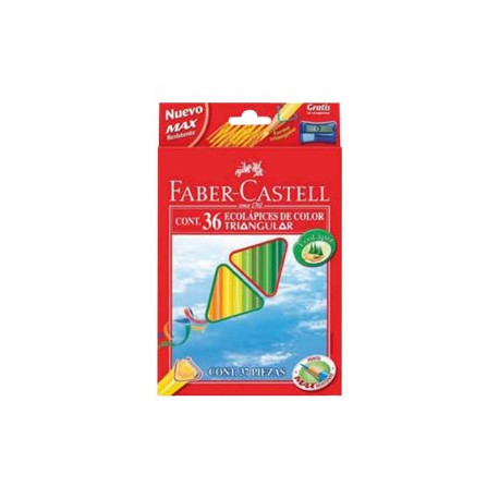 Faber-Castell - Pastello colorato - colori assortiti (pacchetto di 36)