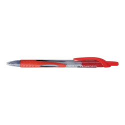 Faber-Castell SUPER - Penna a sfera - rosso - 1 mm - medio - retrattile