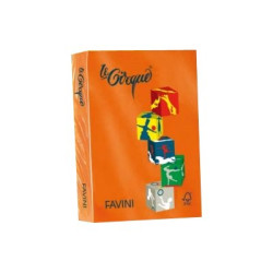 FAVINI HOME-OFFICE BASIC Le Cirque - Arancione tropici - A3 (297 x 420 mm) - 80 g/m² - 500 fogli carta comune