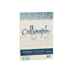 FAVINI HOME-OFFICE PRESTIGE Calligraphy - Pergamena - bianco - A4 (210 x 297 mm) - 190 g/m² - 50 fogli Carta