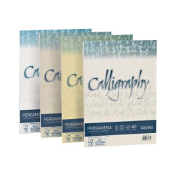 FAVINI HOME-OFFICE PRESTIGE Calligraphy - Pergamena - bianco - A4 (210 x 297 mm) - 90 g/m² - 50 fogli Carta