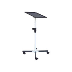 ITB Solution Projection - Carrello - per proiettore / notebook / DVD/ proiettore per lucidi - nero, bianco