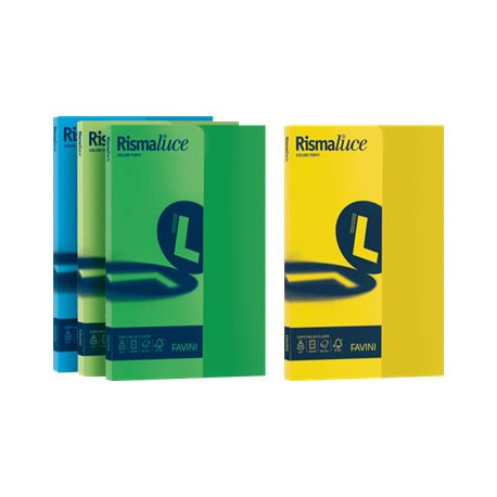 FAVINI HOME-OFFICE PROFESSIONAL Rismaluce Small - Pistacchio - A4 (210 x 297 mm) - 200 g/m² - 50 fogli carta comune