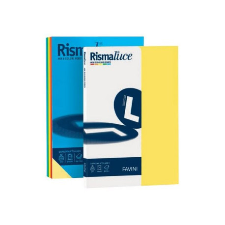 FAVINI HOME-OFFICE PROFESSIONAL RISMALUCE SMALL MIX - 5 colori - A4 (210 x 297 mm) - 200 g/m² - 50 fogli carta comune