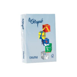 FAVINI Le Cirque - Blu chiaro - A4 (210 x 297 mm) - 160 g/m² - 250 fogli carta comune