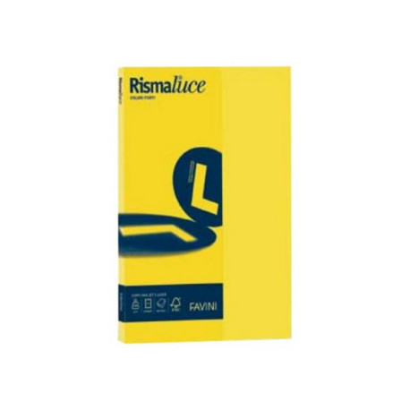 FAVINI RismaLuce Small - Cellulosa - arancione - A4 (210 x 297 mm) - 200 g/m² - 50 fogli carta comune