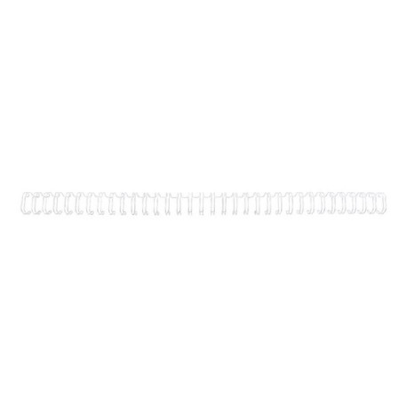 GBC - 5 mm - 34 anelli - A4 (210 x 297 mm) - bianco - filo per rilegatura