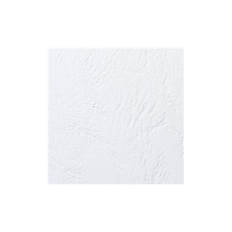 GBC LeatherGrain - A4 (210 x 297 mm) - bianco - 250 g/m² - 100 pezzi copertina per rilegatura