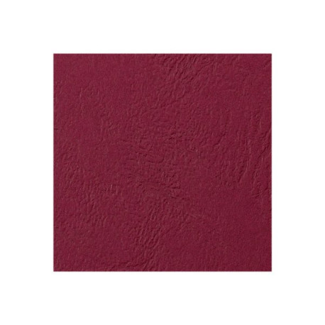 GBC LeatherGrain - A4 (210 x 297 mm) - rosso scuro - 250 g/m² - 100 pezzi copertina per rilegatura