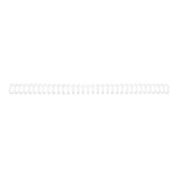 GBC WireBind - 12.5 mm - 34 anelli - A4 (210 x 297 mm) - 115 fogli - bianco - 100 pezzi spirale di rilegatura - per Rexel WB606