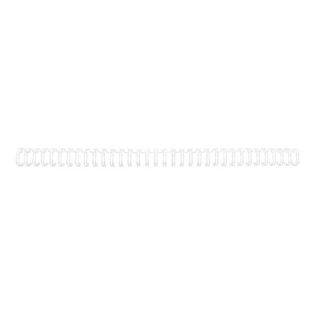 GBC WireBind - 12.5 mm - 34 anelli - A4 (210 x 297 mm) - 115 fogli - bianco - 100 pezzi spirale di rilegatura - per Rexel WB606