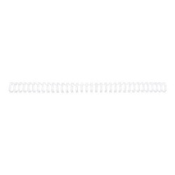 GBC WireBind - 6 mm - 34 anelli - A4 (210 x 297 mm) - 55 fogli - bianco - 100 pezzi spirale di rilegatura - per WireBind W20, W