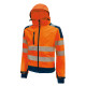 Giacca alta visibilitA' Softshell Miky - taglia L - arancio fluo - U-Power