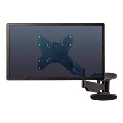 Fellowes - Staffa - braccio regolabile - per Monitor - nero - dimensione schermo: fino a 42" - installabile a parete