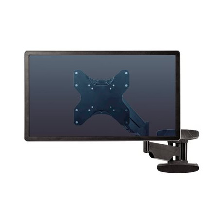 Fellowes - Staffa - braccio regolabile - per Monitor - nero - dimensione schermo: fino a 42" - installabile a parete