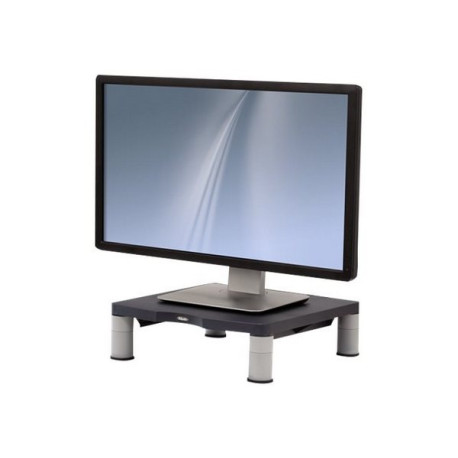 Fellowes Standard Monitor Riser - Supporto - per Monitor - plastica - grafite - dimensione schermo: 21"