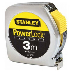 Flessometro PowerLock - 3 m - larghezza nastro 1,27 cm - Stanley