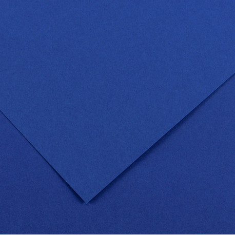 Foglio Colorline - 70x100 cm - 220 gr - blu reale - Canson