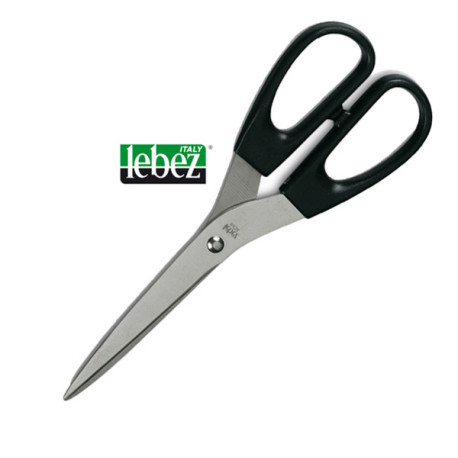 Forbice Professional - 17 cm - lama acciaio inox - nero/grigio - Lebez