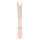 Forchettina monouso in legno - 8,5 cm - Signor Bio - conf. 100 pezzi