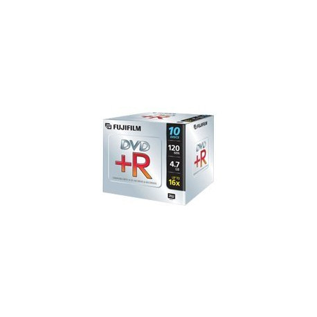 FUJIFILM - 10 x DVD+R - 4.7 GB (120 min) 16x - astuccio