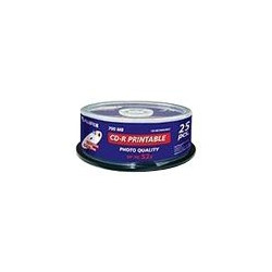 FUJIFILM - 25 x CD-R - 700 MB (80 min) 52x - superfice stampabile con ink jet - campana