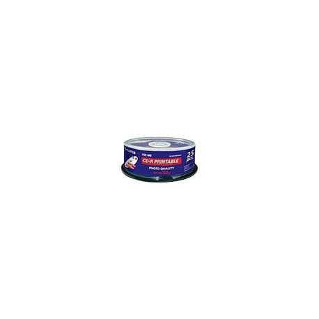 FUJIFILM - 25 x CD-R - 700 MB (80 min) 52x - superfice stampabile con ink jet - campana