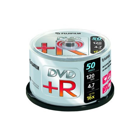 FUJIFILM - 50 x DVD+R - 4.7 GB 16x - campana