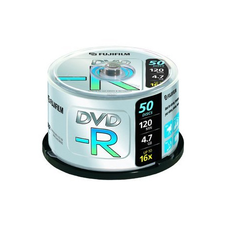 FUJIFILM - 50 x DVD-R - 4.7 GB 16x - campana