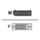 Fujitsu - Cavo DisplayPort - DisplayPort (M) a DVI-D (F) - per Celsius W5011- ESPRIMO D6011, D7010, D7011, D9010, D9011, G5011,