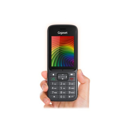 Gigaset SL800H PRO - Handset estensione cordless - con interfaccia Bluetooth con ID chiamante - ECO DECTGAPCAT-iq - antracite