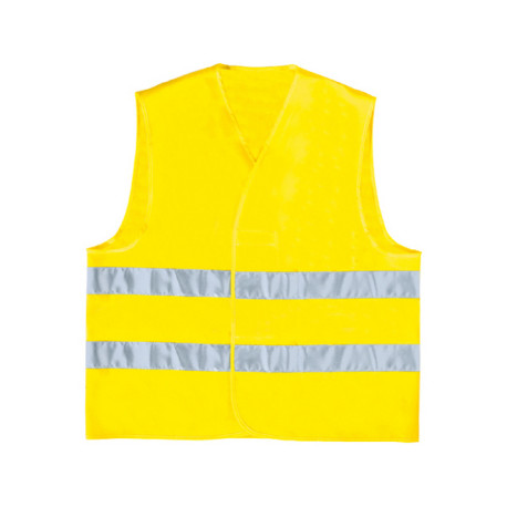 Gilet alta visibilitA' GILP2 - poliestere - taglia L - giallo fluo - Deltaplus